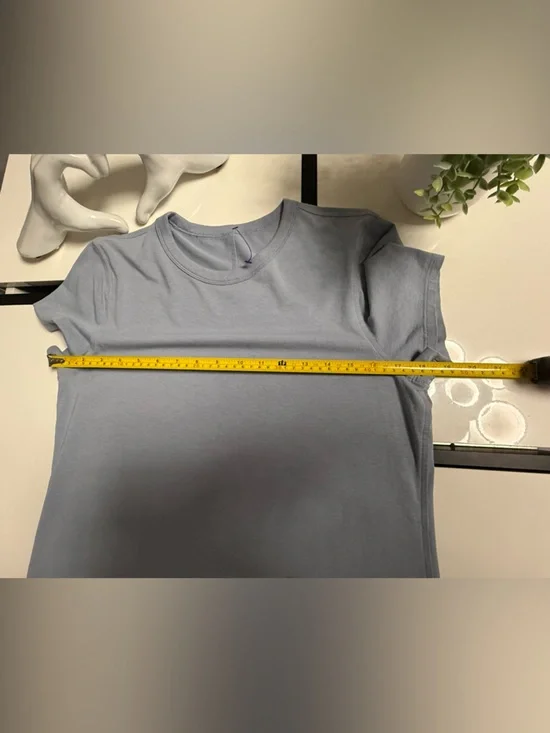 Lululemon All Yours Short Sleeve T-Shirt Dress - Blue - Size 4/6 - Picture 7 of 9